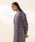 Women's Unstitched Light Khaddar Blue Printed 2 Piece Suit